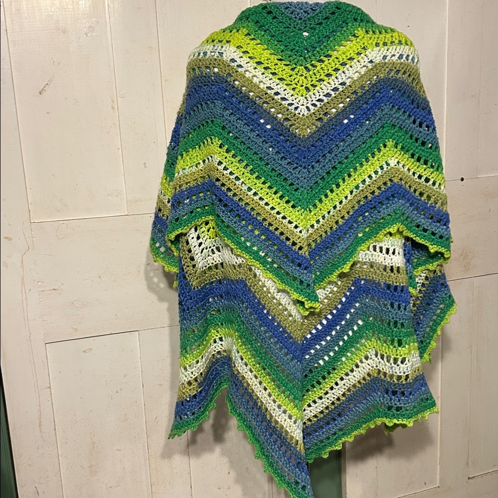 OOAK HandCrochet Cape Scarf Shrug Whimsigoth Festival Cottagecore Celestial